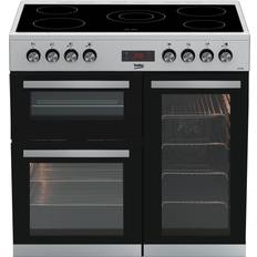 90cm - Stainless Steel Ceramic Cookers Beko KDVC90X Stainless Steel