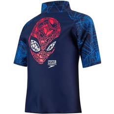 Speedo UV Shirts Speedo Marvel Spiderman Sun Top - Navy/Lava Red/Neon Blue (805594C888-1)