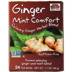 Now Foods Ginger Mint Comfort Tea 48g 24pcs
