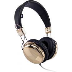 Gold Headphones Groov-e Flash-On