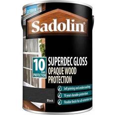 Sadolin Black Paint Sadolin Superdec Opaque Wood Protection Black 2.5L