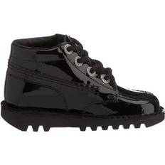 Low Top Shoes Children's Shoes Kickers Kick Hi Zip Junior - Black Patent