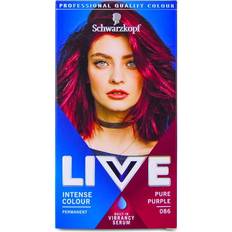 Vitamins Permanent Hair Dyes Schwarzkopf Live Intense Colour #086 Pure Purple