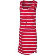 Cotton - Knee Length Dresses Regatta Kimberley Walsh Felixia Striped Sleeveless Dress - Virtual Pink