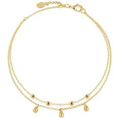 Brass Anklets Joma Dainty Double Chain Anklet -