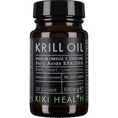 Livers Fatty Acids Kiki Health Krill Oil 590mg 30 pcs