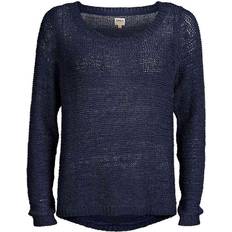Only Women Jumpers Only Geena Xo Knitted Sweater - Navy Blazer