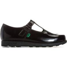 Buckle Low Shoes Kickers Fragma T Patent - Black