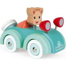Janod Toy Cars Janod Wooden Car with Sophie La Girafe