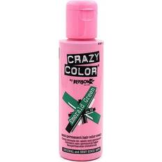 Green Semi-Permanent Hair Dyes Renbow Crazy Color #53 Emerald Green 100ml