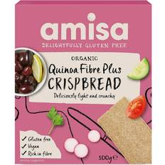 Crackers & Crispbreads Amisa Organic Gluten Free Quinoa Crispbread 100g