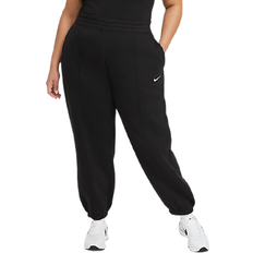 Nike Trend Fleece Trousers Plus Size - Black/White
