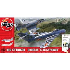 1:72 Scale Models & Model Kits Airfix Mig 17F Fresco Douglas A-4B Skyhawk Dogfight Double A50185