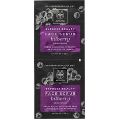 Apivita Exfoliators & Face Scrubs Apivita Express Beauty Bilberry for Brightening Face Scrub 8ml 2-pack