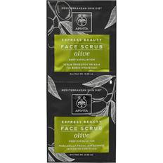 Apivita Exfoliators & Face Scrubs Apivita Express Beauty Face Scrub Deep Exfoliation Olive 8ml 2-pack