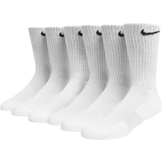 Women Underwear Nike Everyday Cushioned Training Crew Socks Unisex 6-pack - White/Black