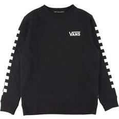 Vans Sweatshirts Vans Boy's Exposition Check Crew Pullover - Black (VN0A3HWCBLK)
