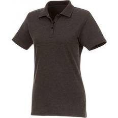 Elevate Womens Helios Short Sleeve Polo Shirt - Heather Charcoal