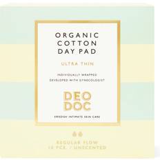 DeoDoc Organic Cotton Day Pad 10-pack