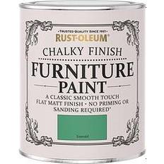 Rust-Oleum Green - Indoor Use - Wood Paints Rust-Oleum Chalky Finish Wood Paint Emerald 0.75L