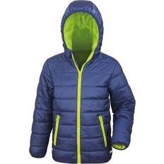 Result Junior/Youth Padded Jacket - Navy/Lime (R233J-Y)