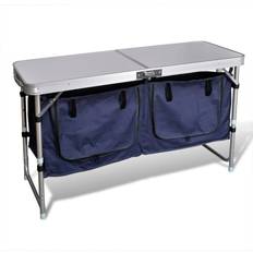 VidaXL Camping Furniture vidaXL Foldable Camping Cupboard with Aluminium Frame
