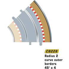Accessories & Spare Parts Scalextric Radius 2 Curve Outer Borders 45x4 C8228