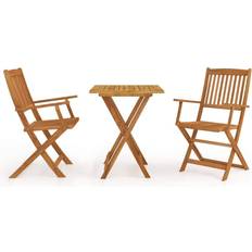 vidaXL 3058253 Patio Dining Set, 1 Table incl. 2 Chairs