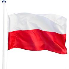 Tectake Flagpoles tectake Poland Flagpole 5.6m