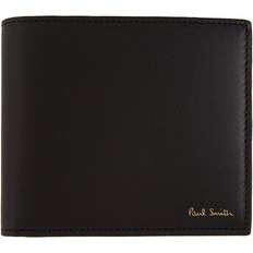 Note Compartments Wallets Paul Smith Men's Multi Stripe Bifold Wallet - Black