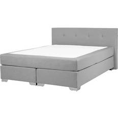Double Beds Continental Beds Beliani Consul Continental Bed 160x200cm