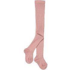 Acrylic Pantyhoses Children's Clothing Condor Wool Rib Tights - Pale Pink (12161_000_526)