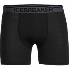 Merino Wool Men's Underwear Icebreaker Merino Anatomica Boxer - Black