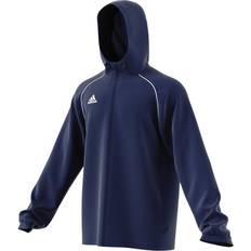 Adidas Rain Clothes adidas Core 18 Rain Jacket Men - Dark Blue/White