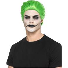 Green Short Wigs Fancy Dress Smiffys Joker Wig Green