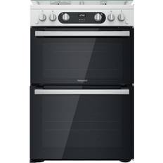 Hotpoint 60cm - White Gas Cookers Hotpoint HD67G02CCW/UK White