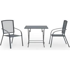 vidaXL 3074485 Patio Dining Set, 1 Table incl. 2 Chairs