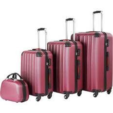 Divider Suitcase Sets tectake Pucci - Set of 4