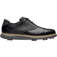 Black - Men Golf Shoes FootJoy Traditions M - Black