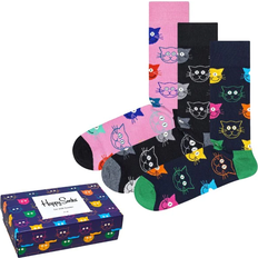 Happy Socks Underwear Happy Socks Mixed Cat Socks Gift Box 3-pack - Multicolored