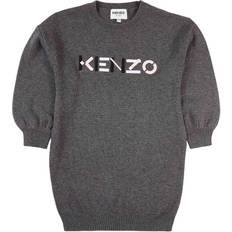 Kenzo Dresses Kenzo Logo Knit Dress - Dark Chine Grey (K12070-A61)