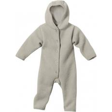 Buttons Fleece Overalls Children's Clothing Disana Kid's Walk Overall - Grau