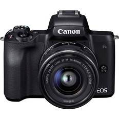 Canon 1/200 sec Mirrorless Cameras Canon EOS M50 + 15-45mm IS STM