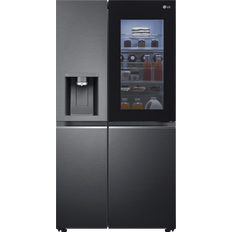 Lg american fridge freezer instaview LG GSXV90MCAE Black