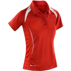 Spiro Team Spirit Polo Shirt Women - Red/White