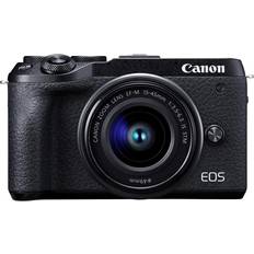 Canon 1/200 sec Mirrorless Cameras Canon EOS M6 Mark II + 15-45mm IS STM