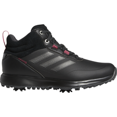 Textile - Women Golf Shoes adidas S2G Mid-Cut M - Core Black/Dark Silver Metallic/Wild Pink