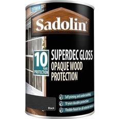 Sadolin Black Paint Sadolin Superdec Opaque Wood Protection Black 1L