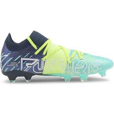 Multicoloured - Women Football Shoes Puma Future Z 1.2 FG/AG - Green Glare/Elektro Aqua/Spellbound