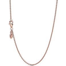 Metal Necklaces Pandora Classic Cable Chain Necklace - Rose Gold
